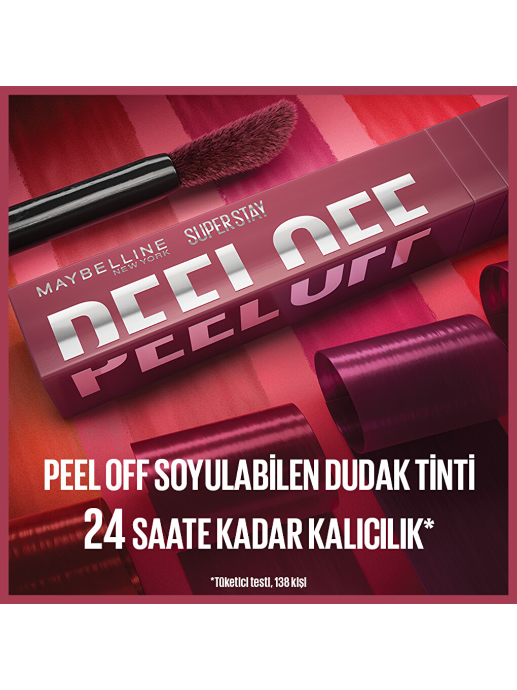 Super Stay Peel Off Soyulabilen Dudak Tinti - 24 Saate Kadar Kalıcı Dudak Renkle-5