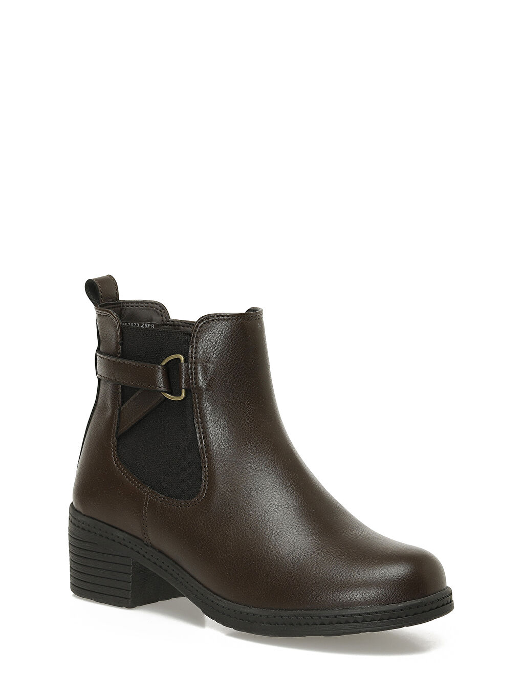 167073.Z5PR Kahverengi Kadın Topuklu Bot-1