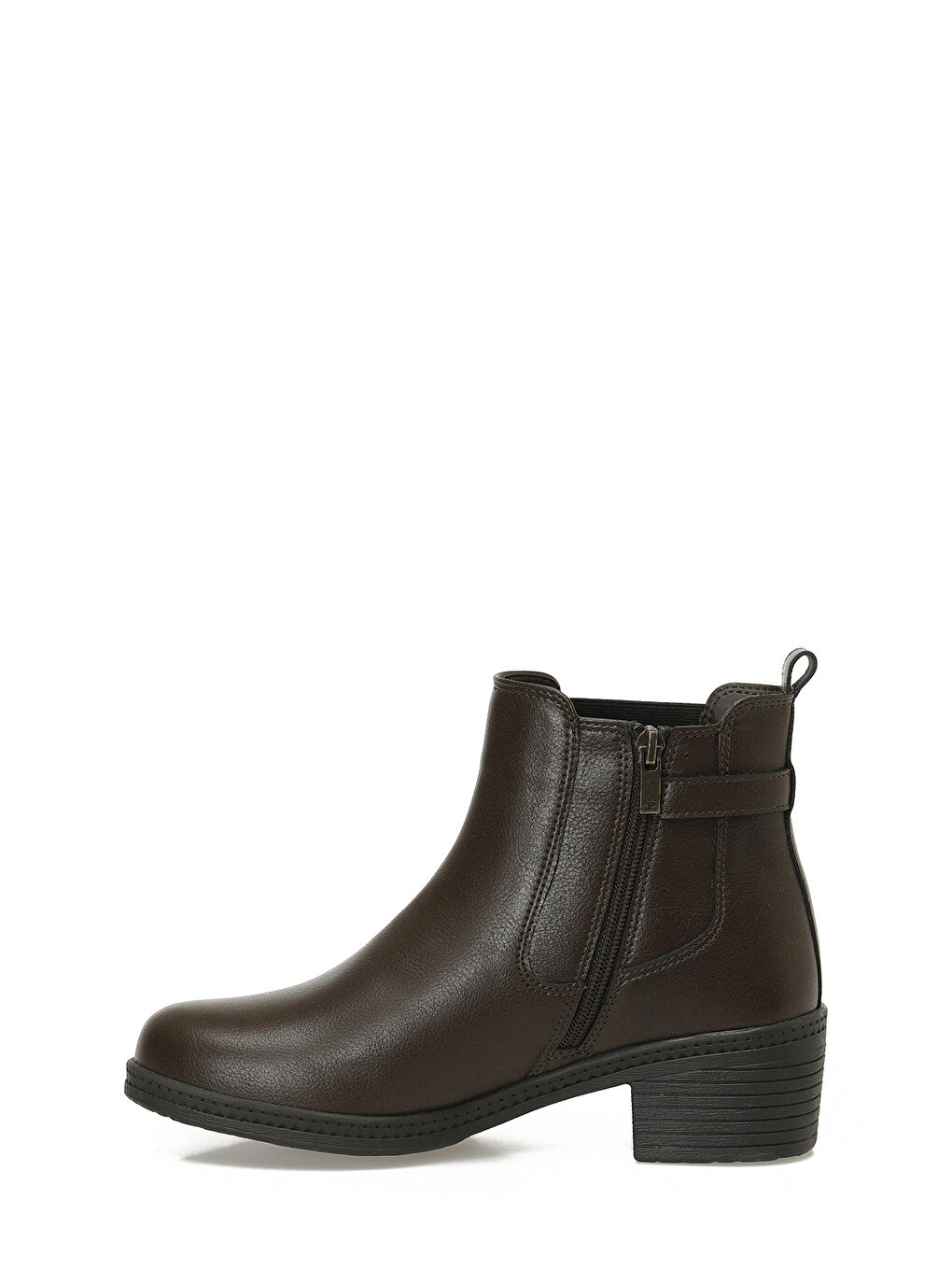 167073.Z5PR Kahverengi Kadın Topuklu Bot-2