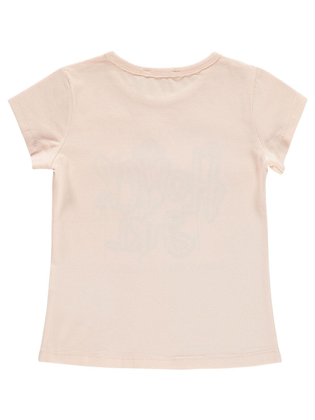 Pembe Girls Kız Çocuk Tişört 2-5 Yaş Açık Somon-1