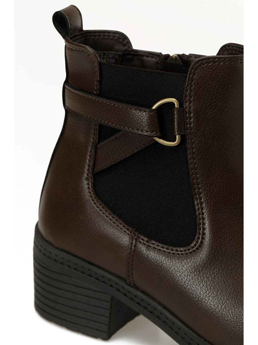 167073.Z5PR Kahverengi Kadın Topuklu Bot-6