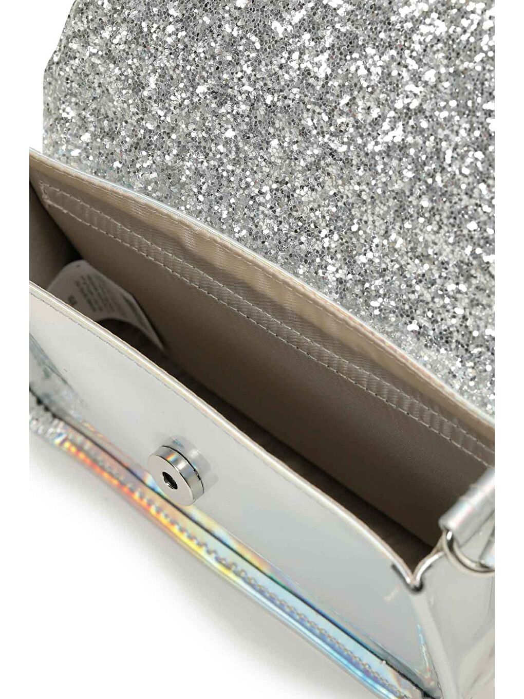 Gri SM DTY CPRZ 4PR Gümüş Kız Çocuk Çapraz Çanta-3