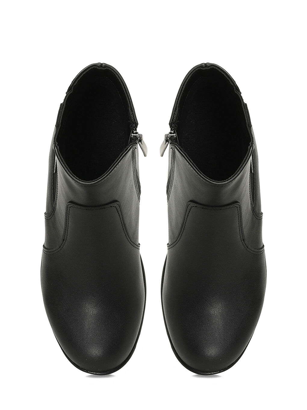 162297.Z4PR Siyah Kadın Dolgu Topuk Bot-3