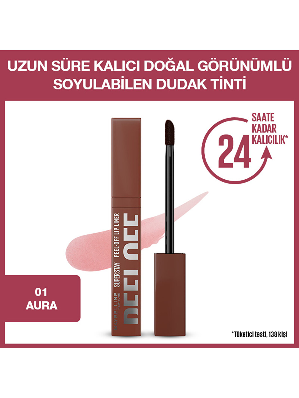 Super Stay Peel Off Soyulabilen Dudak Tinti - 24 Saate Kadar Kalıcı Dudak Renkle