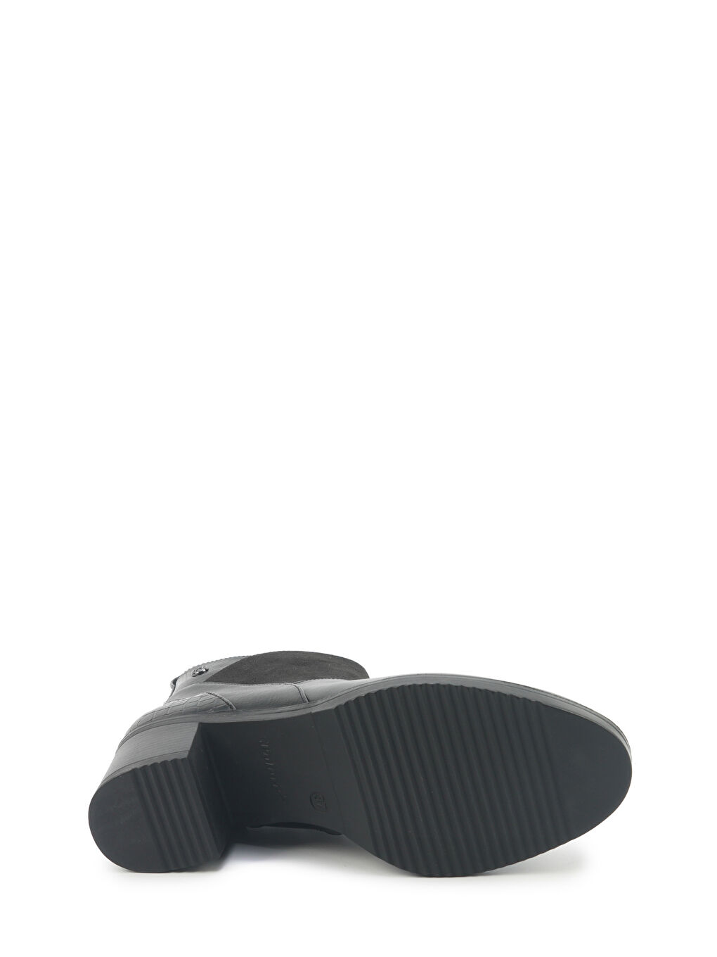 165076.Z5PR Siyah Kadın Topuklu Bot-3