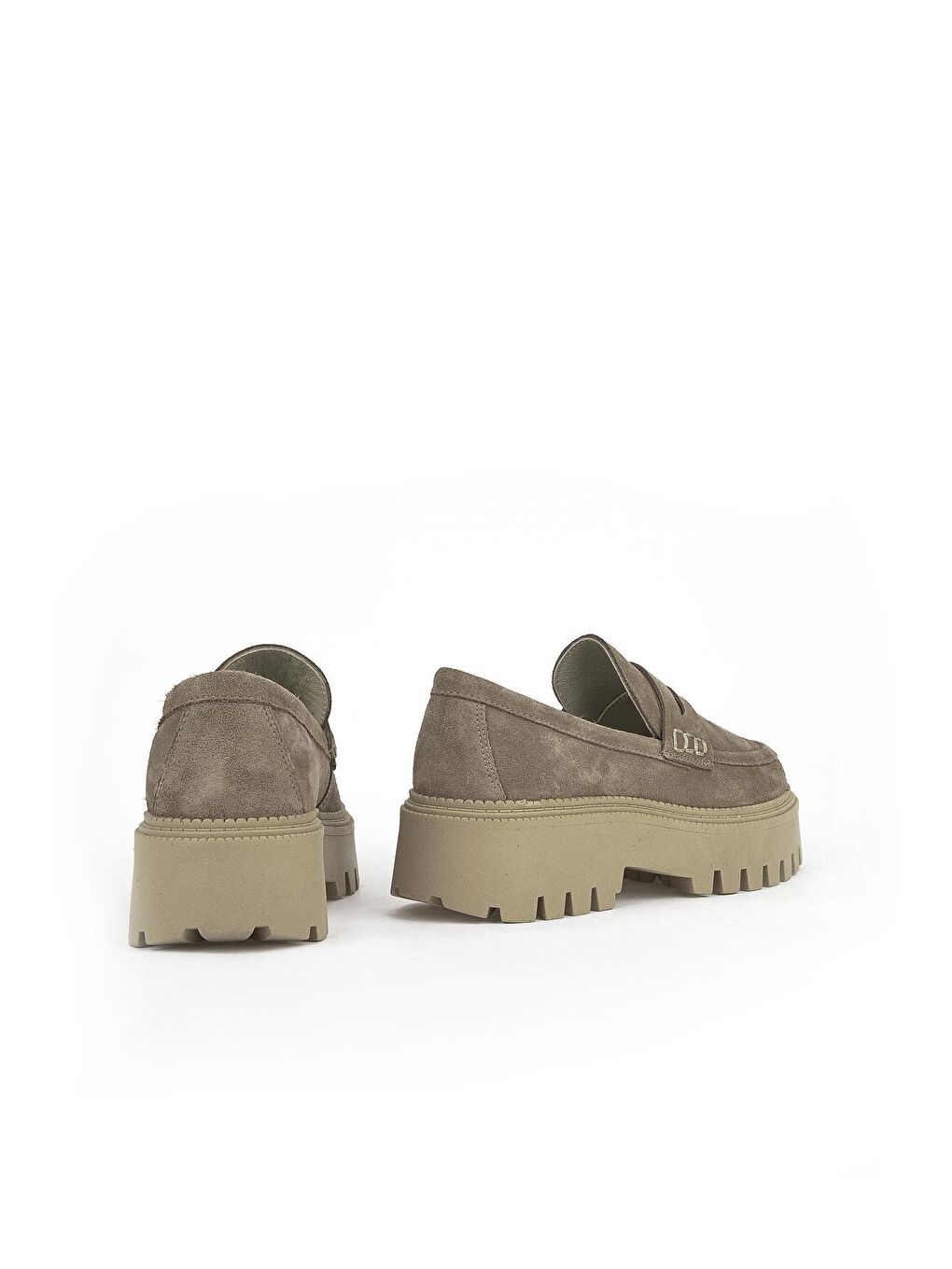 Bej Kadın Hakiki Deri Ayakkabı 1231000 5143 2 Koyu Vizon-4