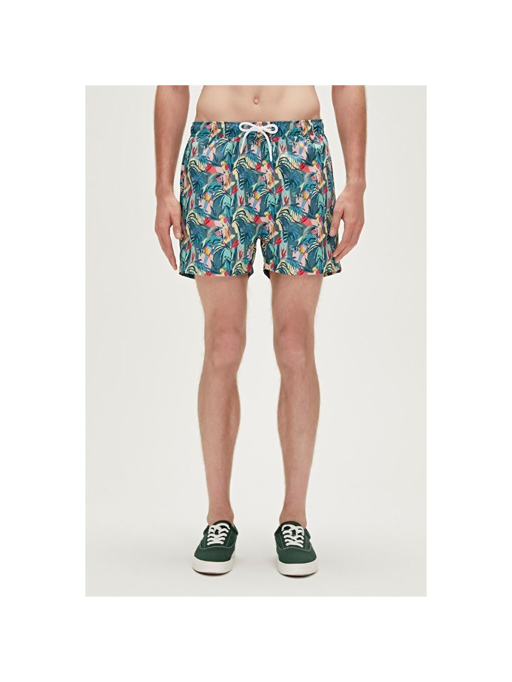 Parrot Erkek Yeşil Mayoşort