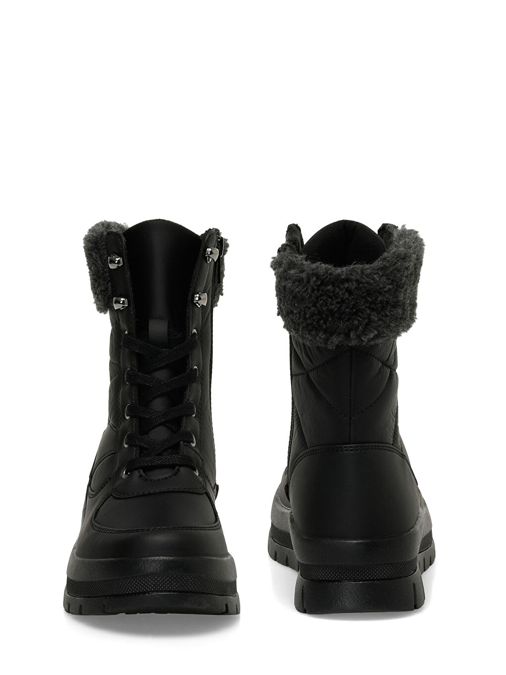 318626.Z 4PR Siyah Kadın Kar Botu-4