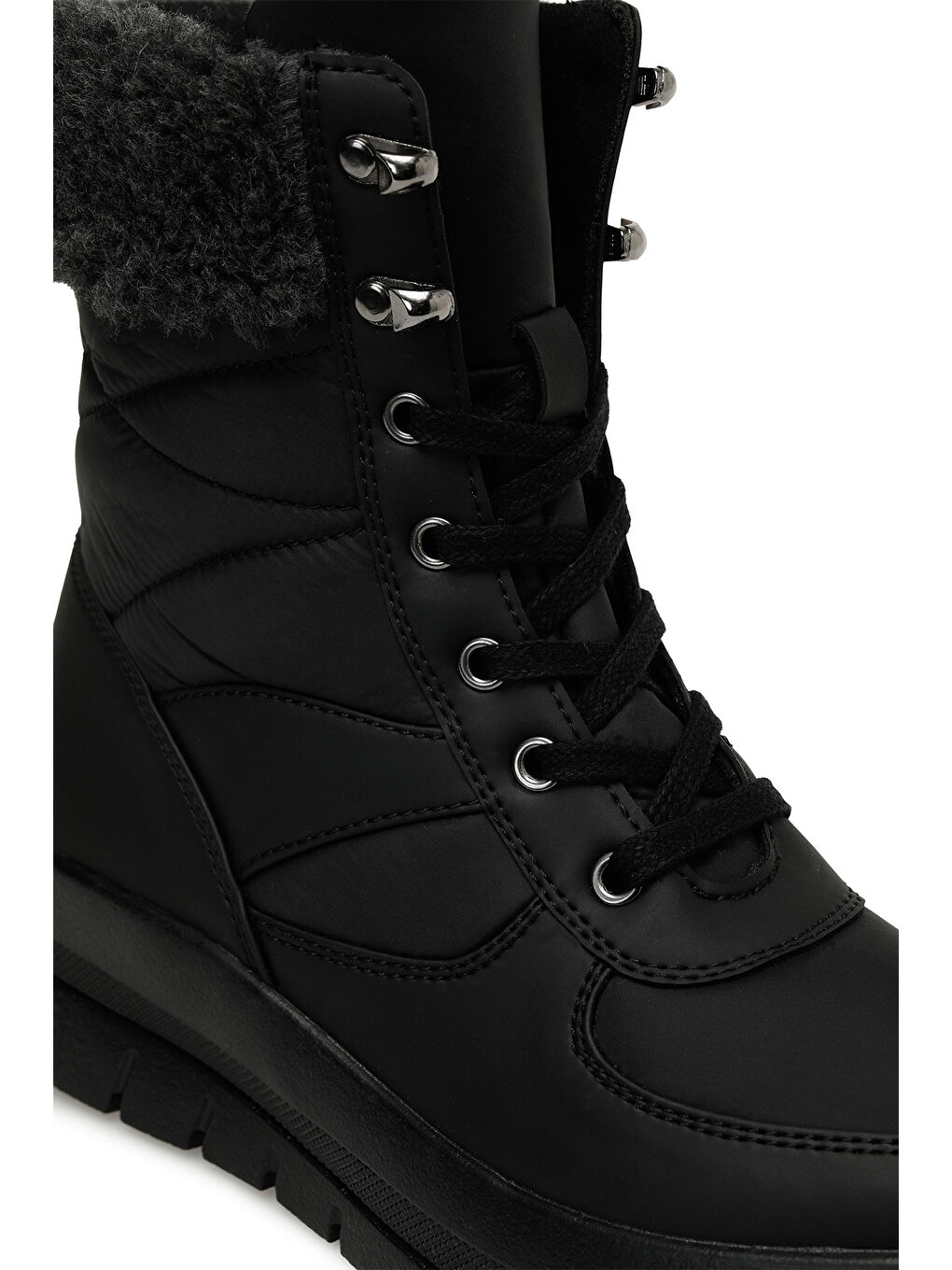 318626.Z 4PR Siyah Kadın Kar Botu-6