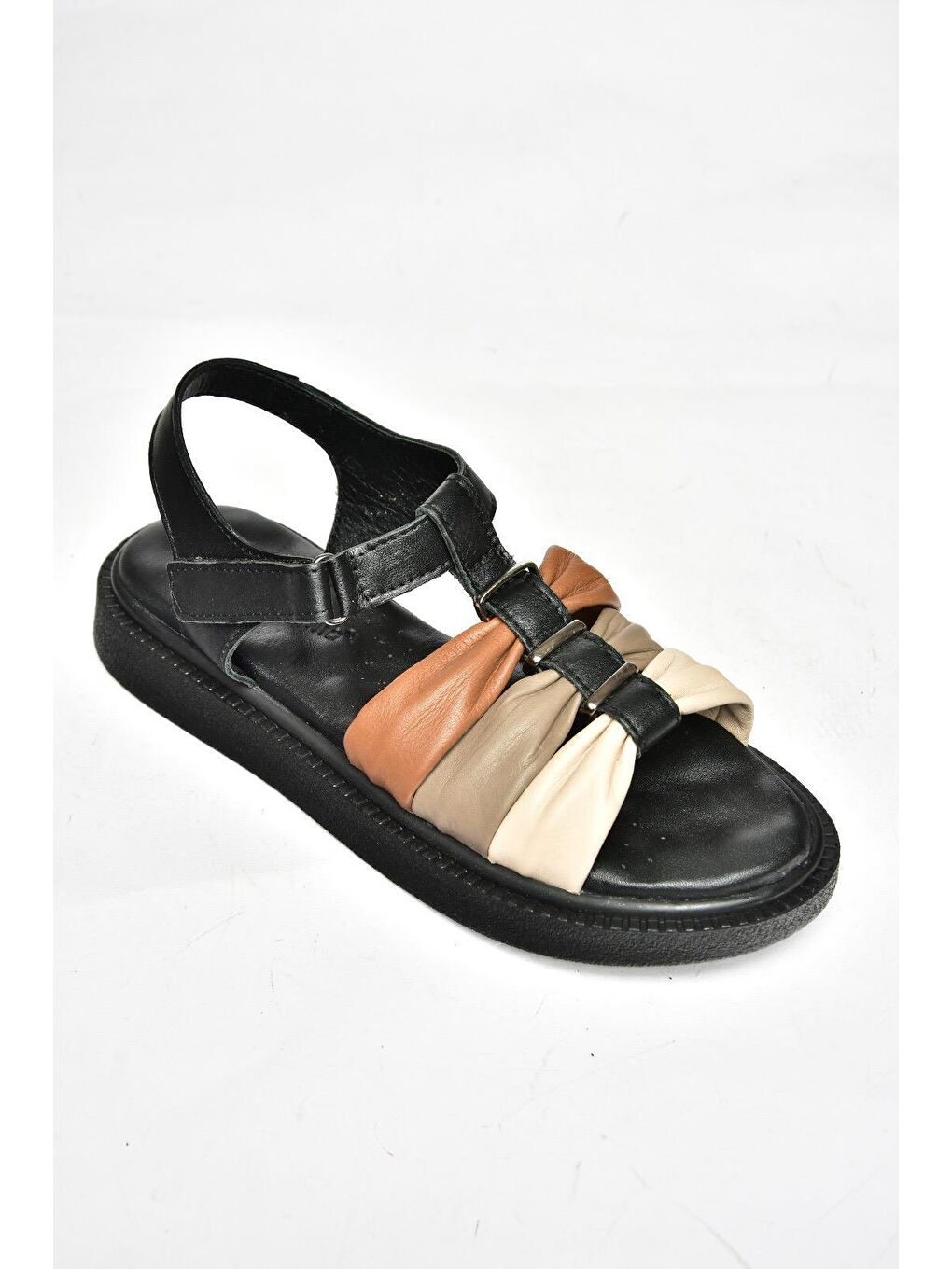P5400267 Siyah Kadın Sandalet-1