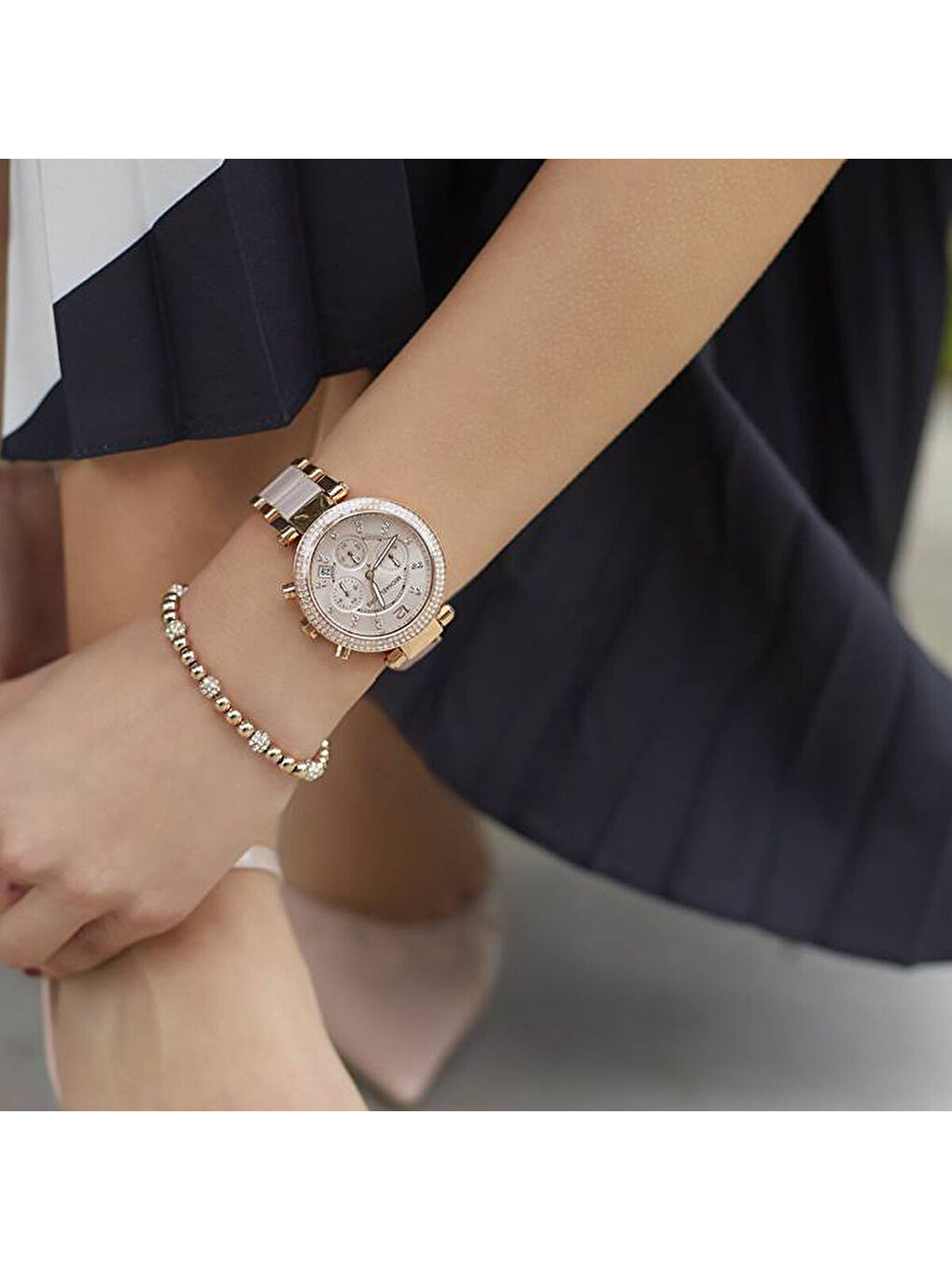 Pembe MK5896 Kadın Kol Saati-3