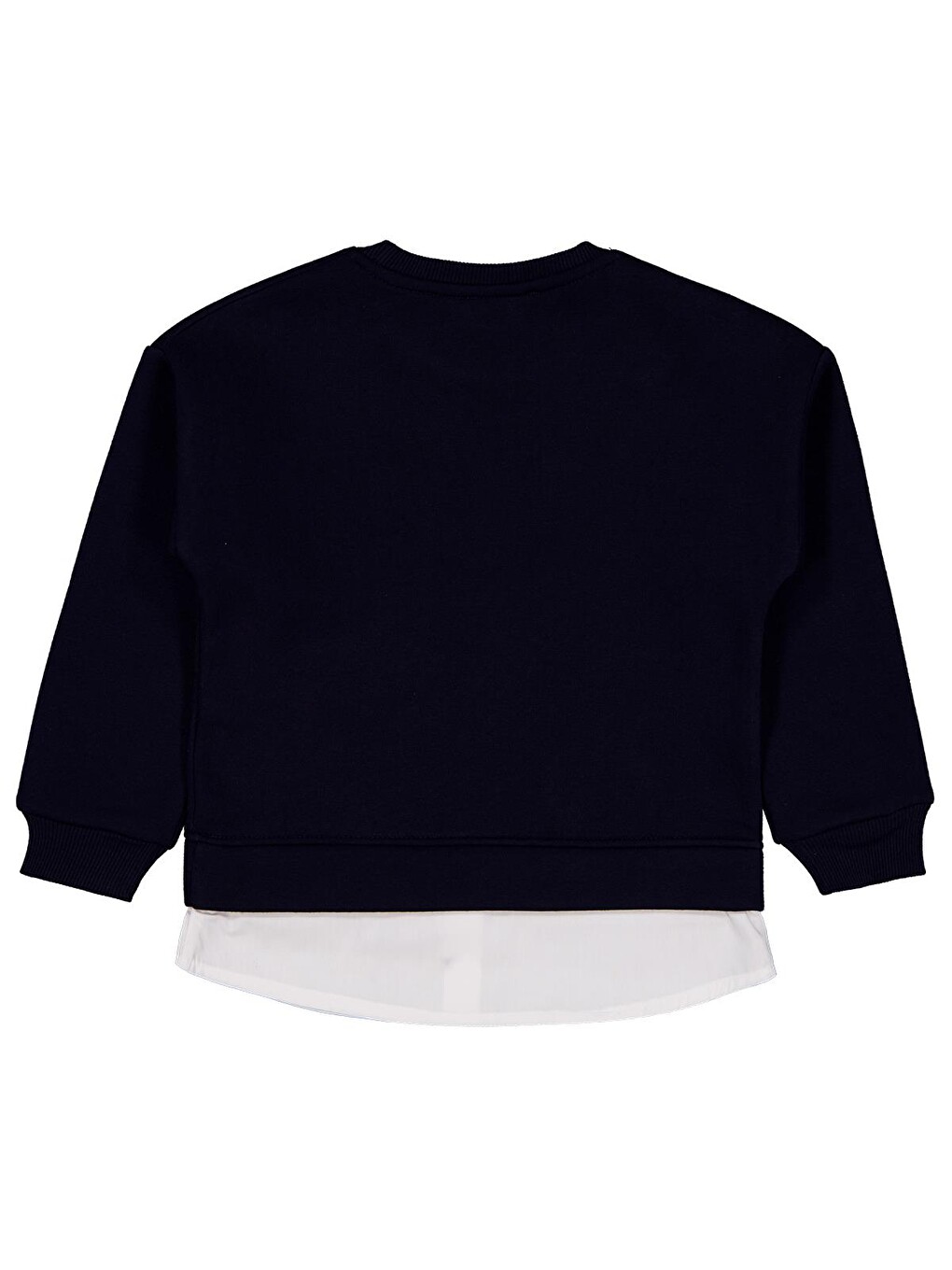 Girls Love You Forever Baskılı 6-9 Yaş Sweatshirt - Lacivert-1