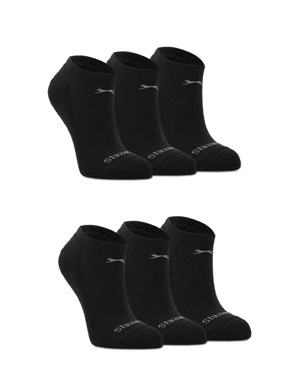 JAEL 6 lı Set Kadın  Siyah Çorap