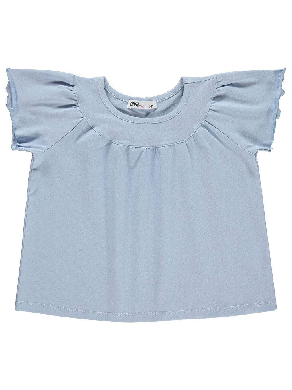 Girls Kız Çocuk Tişört 2-5 Yaş Açık Mavi