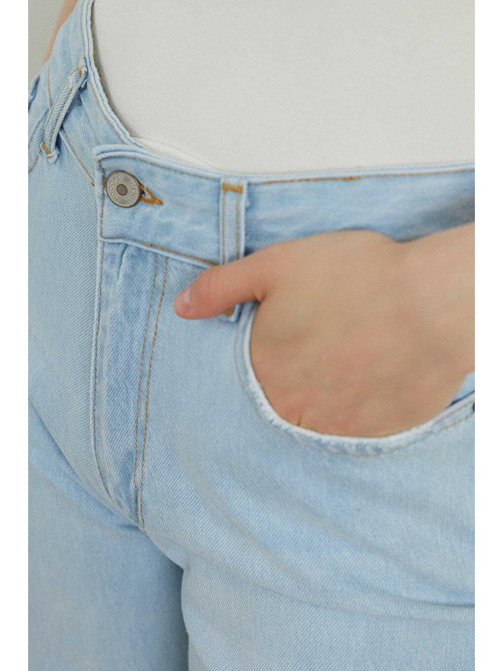 HOOOPSTORE Açık Mavi Premium Wide Leg Jean - Açık Mavi - 2