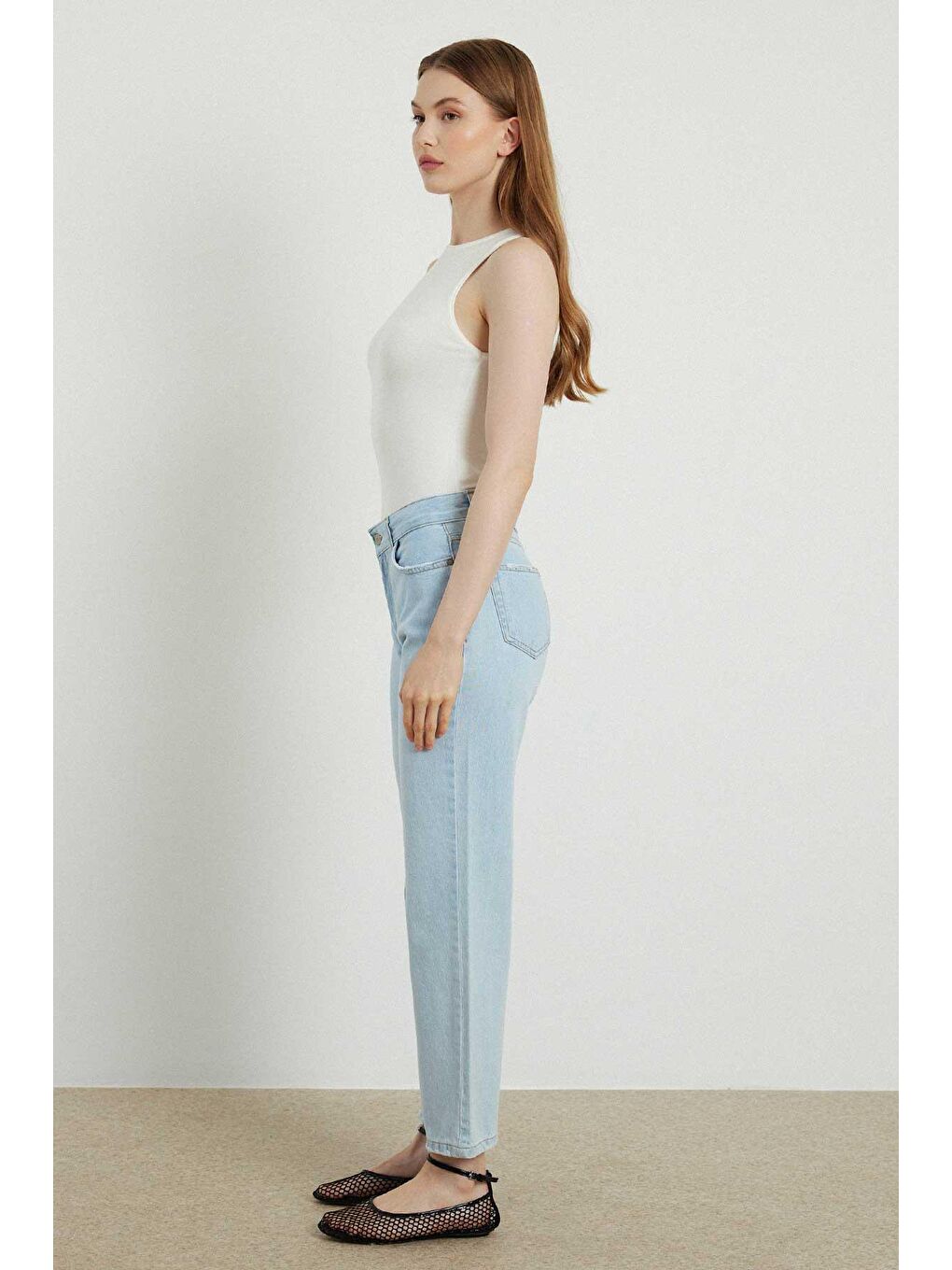 HOOOPSTORE Açık Mavi Premium Wide Leg Jean - Açık Mavi - 3