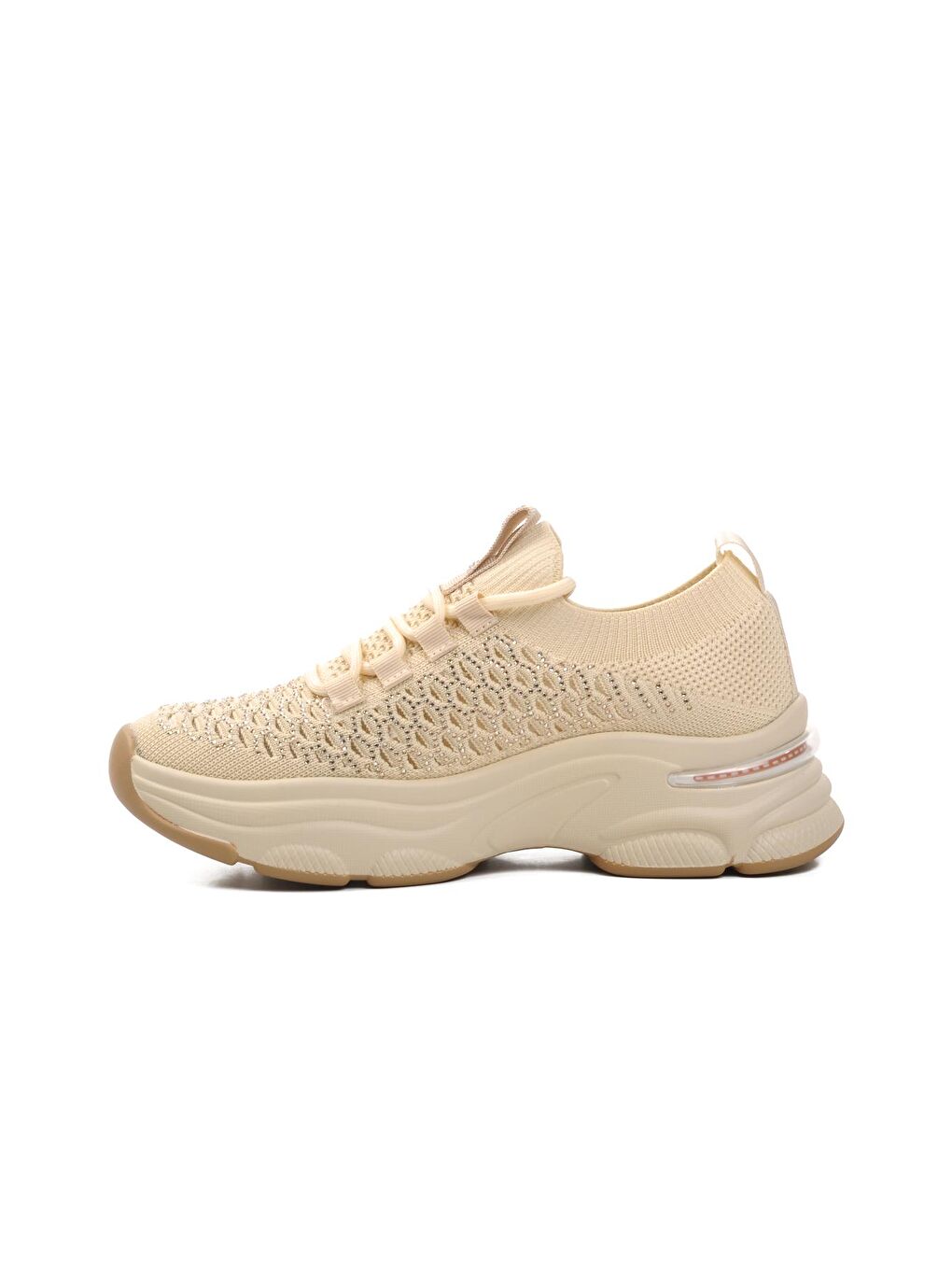 Bej Kadın Sneaker 24Y309-1-1