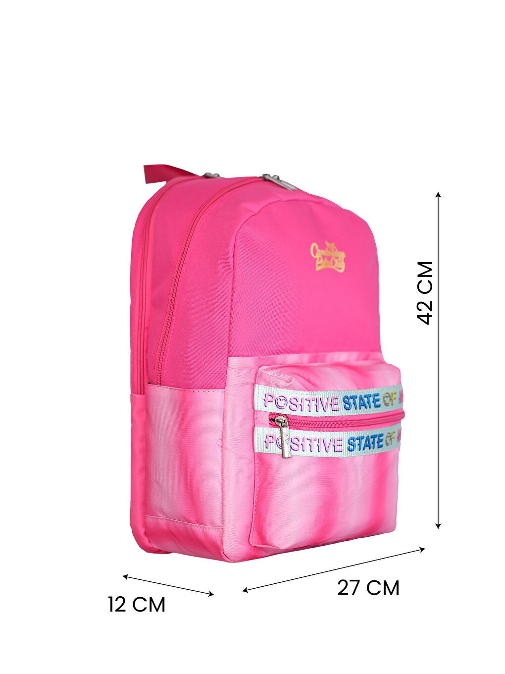 Positive State Ön Cepli Kız Çocuk İlkokul Çantası-4