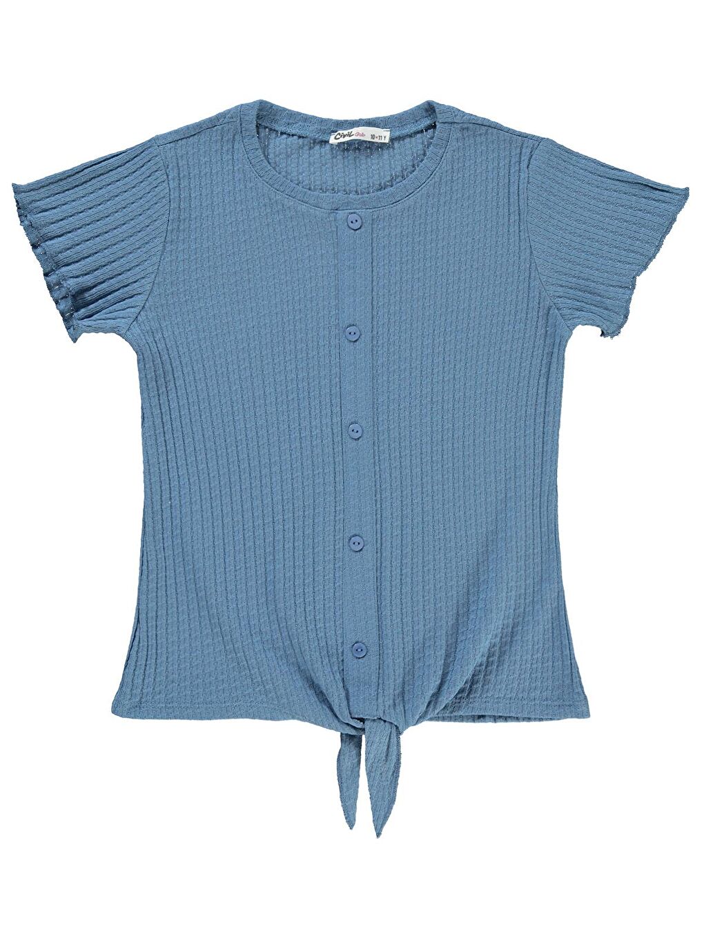 Girls Kız Çocuk Tişört 10-13 Yaş Element Mavisi