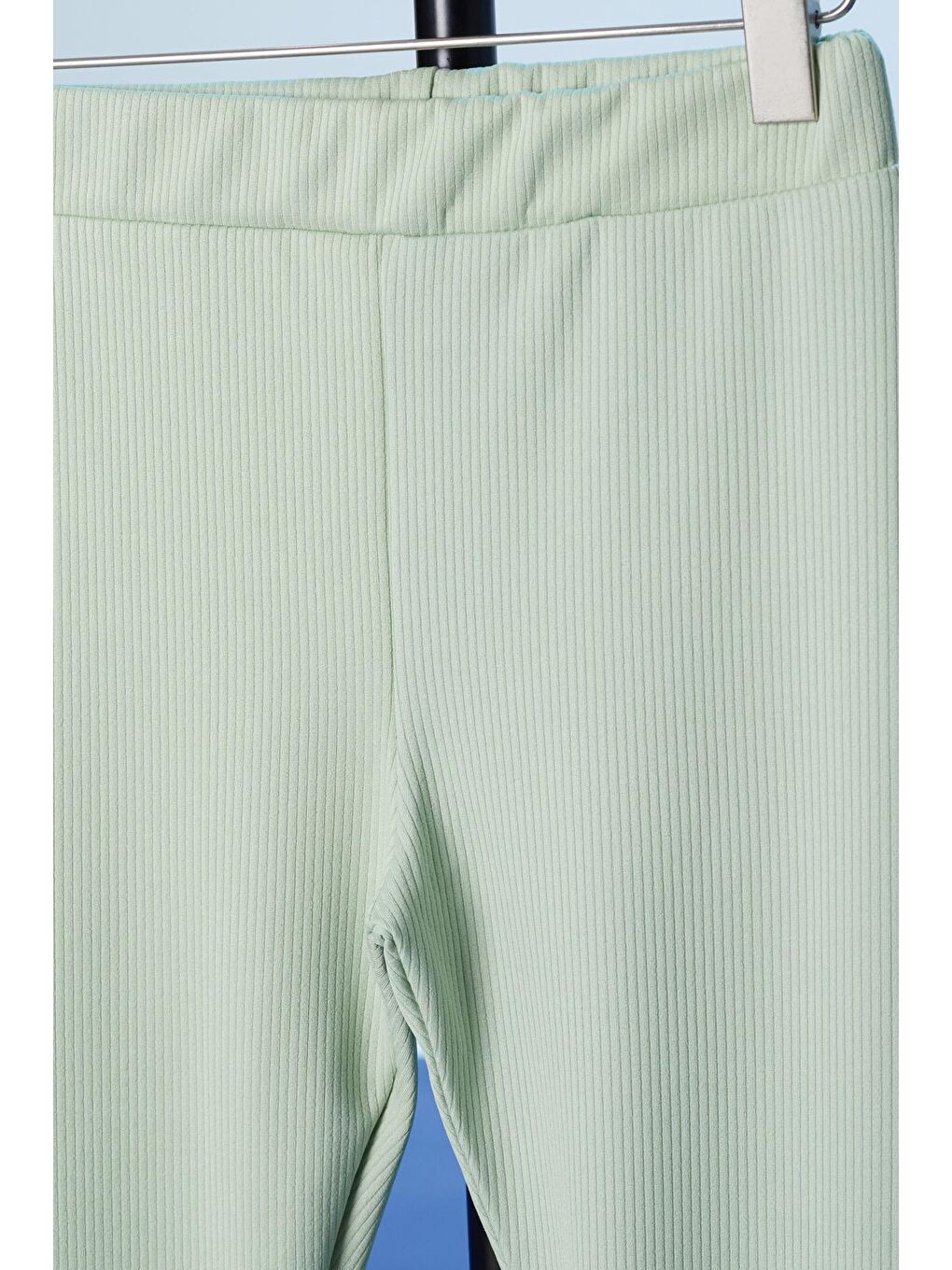 Yeşil Cupcake Nakışlı Fitilli Kız Çocuk Tayt-1