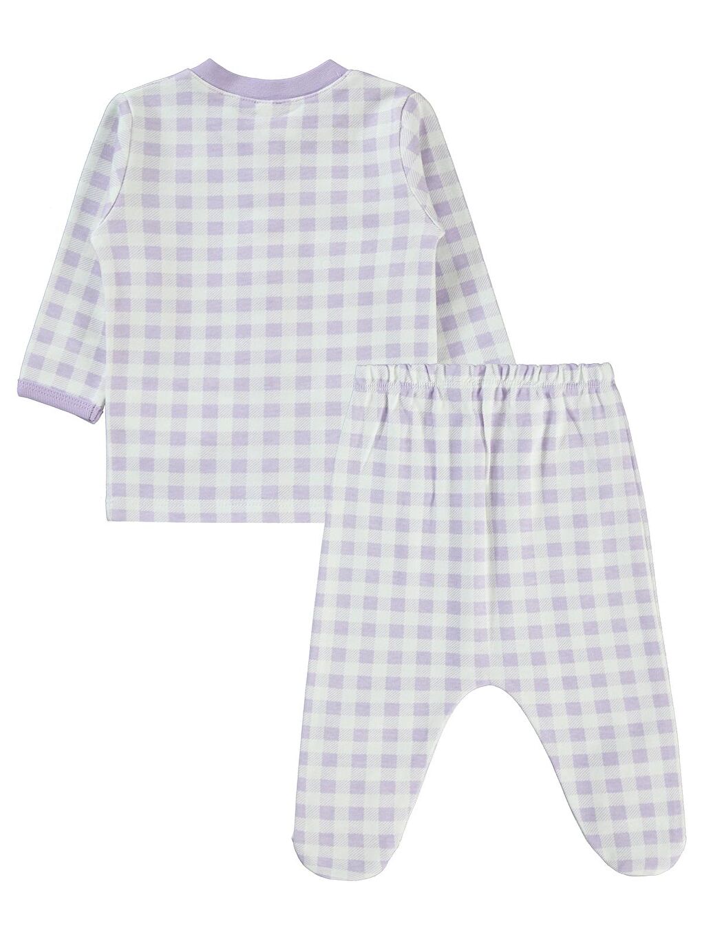 Civil Lila Baby Kız Bebek Pijama Takımı 1-6 Ay Lila - 1