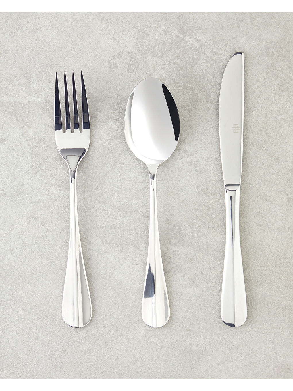 Gri Azul Paslanmaz Çelik Çatal Kaşık Bıçak Takımı 18 Parça 6 Kişilik Silver-1
