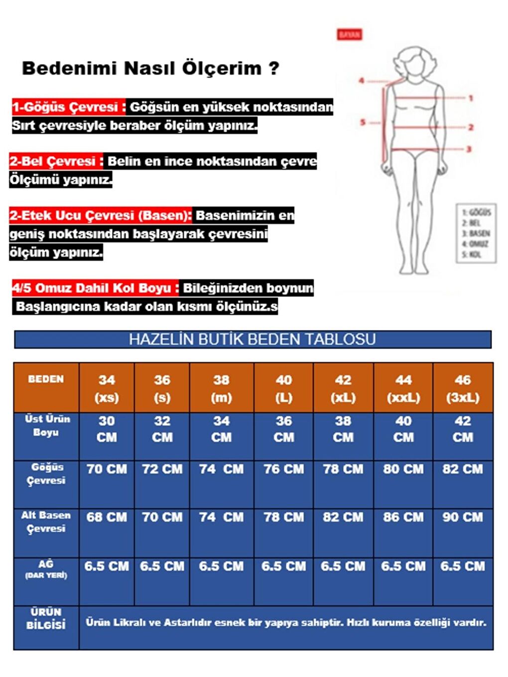 hazelin Lacivert Kadın Lacivert  Yüksek Bel Toparlayıcı Bikini Takım HZL24S-LC7015 - 3