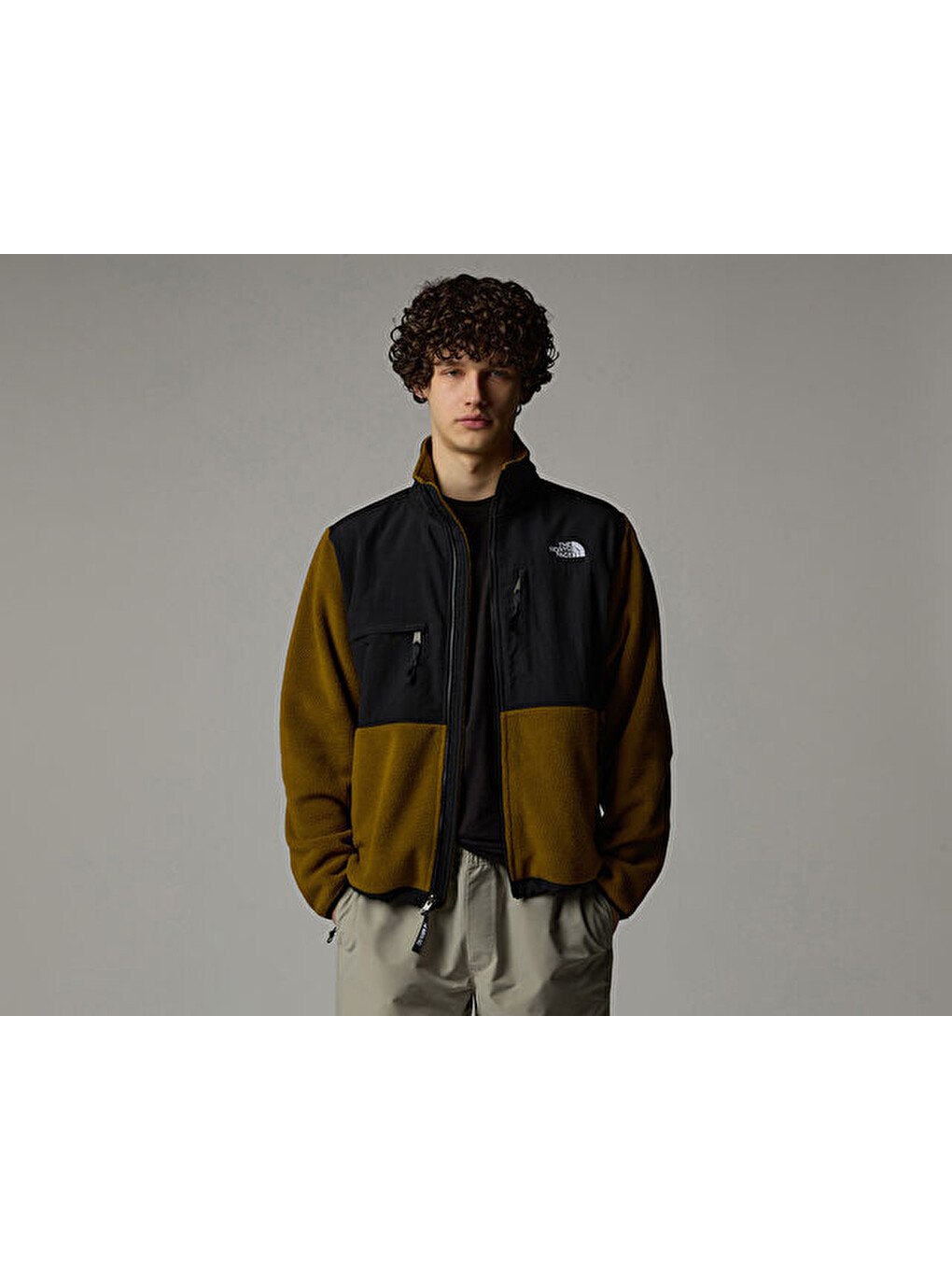 M Retro Denali Erkek Outdoor Polar Sweatshirt Nf0a88xh5ho1 Kahverengi-4