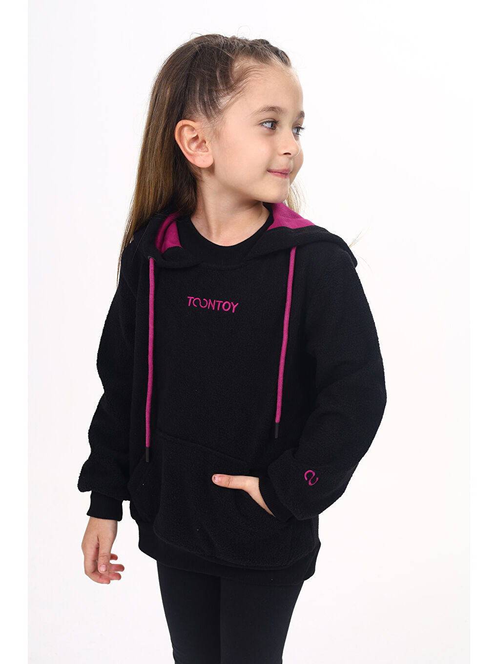 Mürdüm Unisex Çocuk Nakışlı Sweatshirt-1