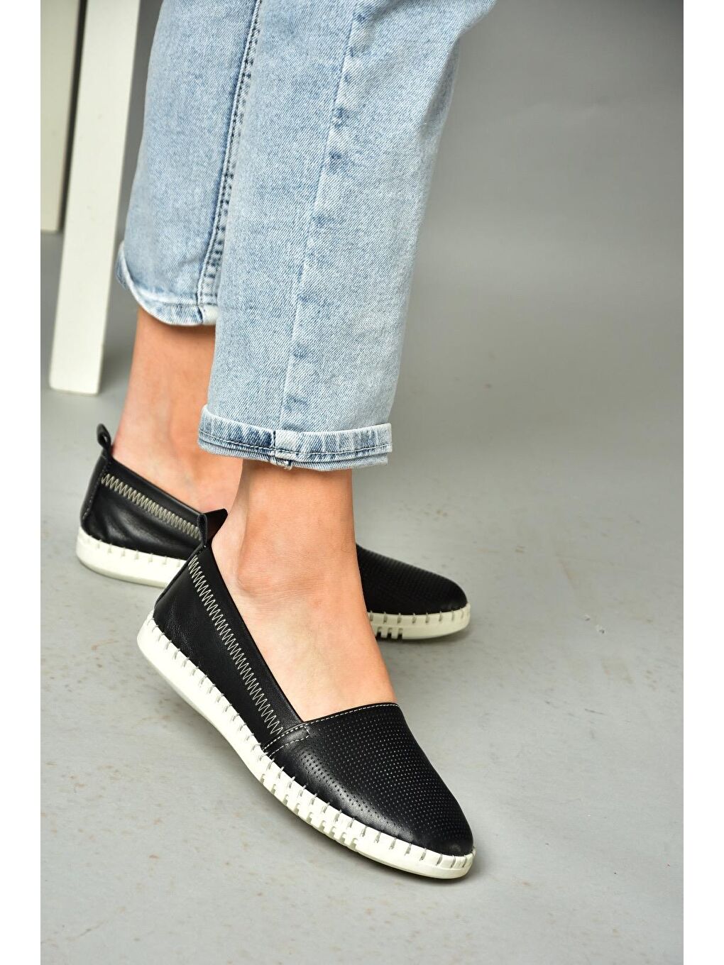 P5550315 Siyah Kadın Ayakkabı-1