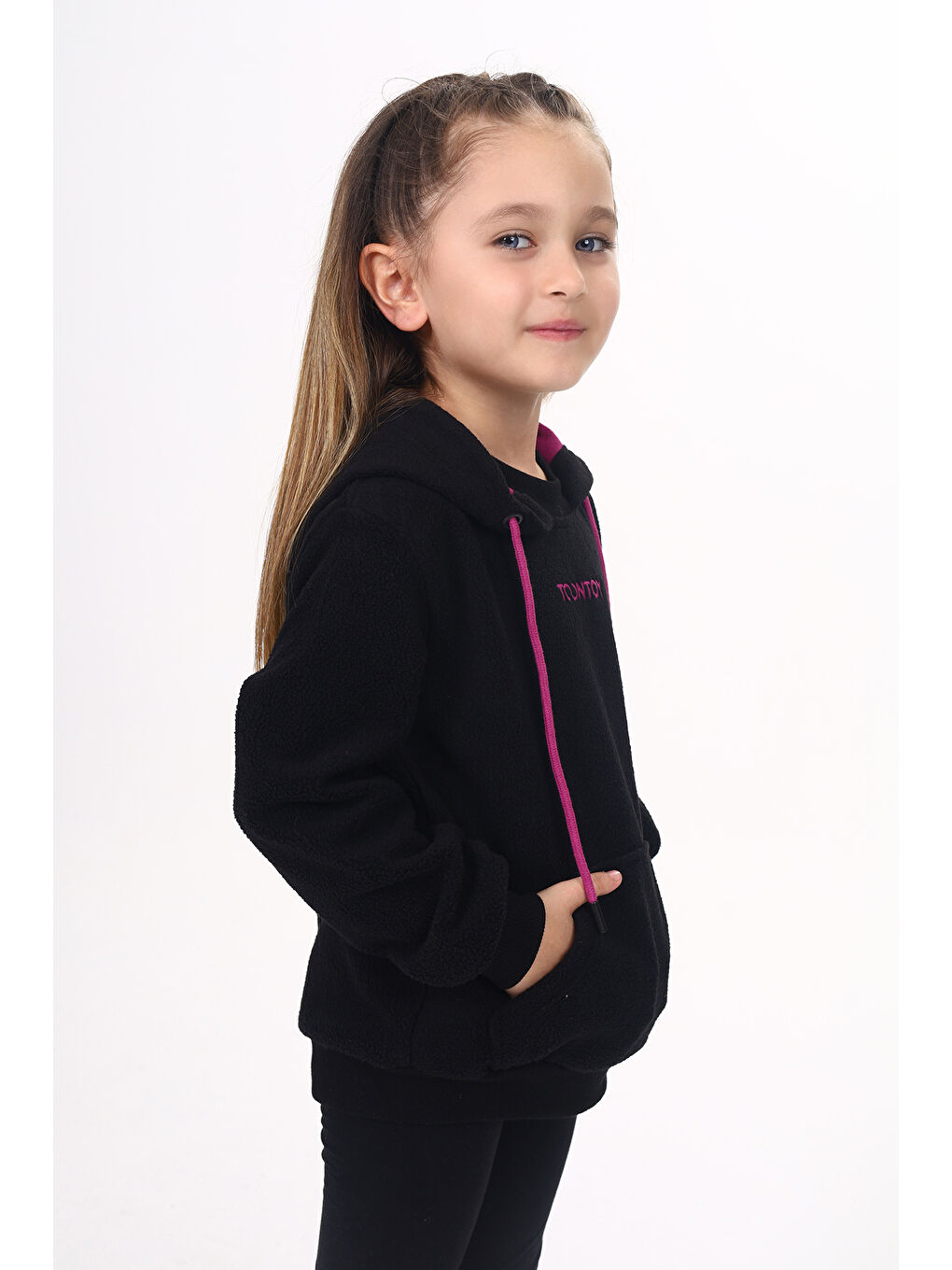 Mürdüm Unisex Çocuk Nakışlı Sweatshirt-2