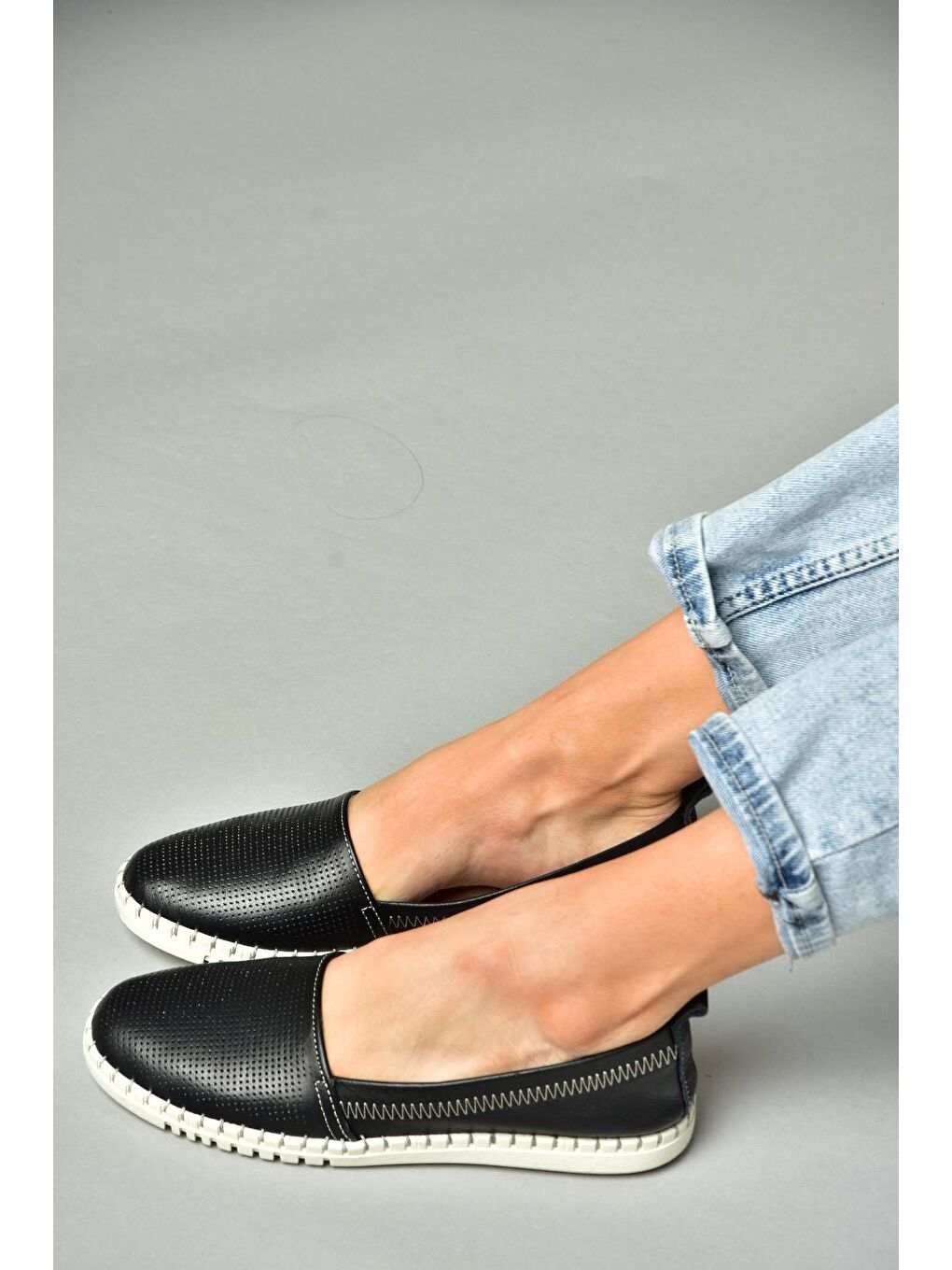 P5550315 Siyah Kadın Ayakkabı-2