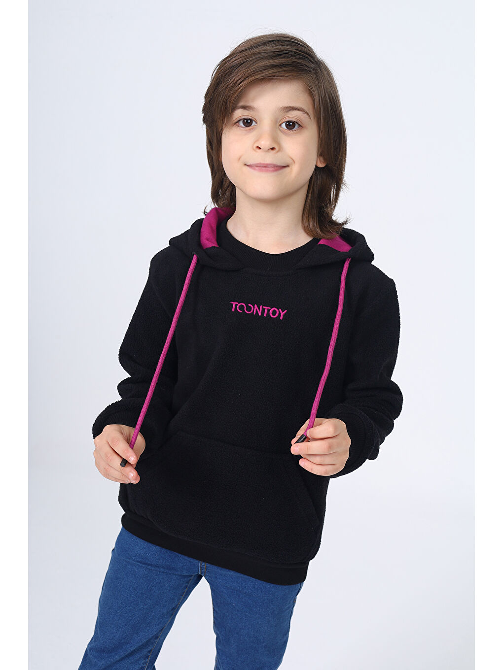 Mürdüm Unisex Çocuk Nakışlı Sweatshirt-4
