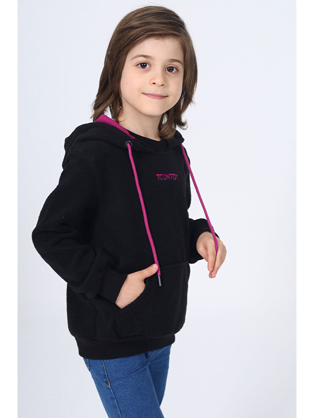 Mürdüm Unisex Çocuk Nakışlı Sweatshirt-6