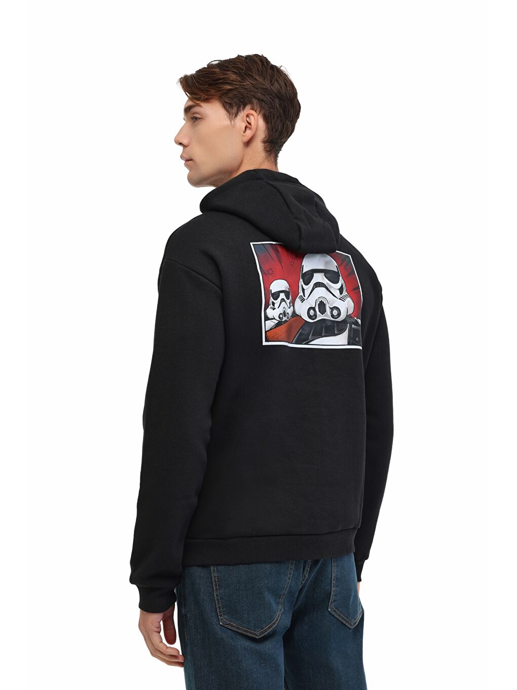 ML STARWARS 17PK-262 4PR Siyah Erkek Sweatshirt-1