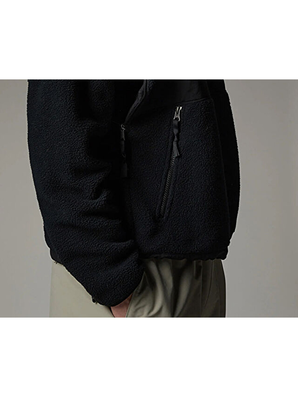 M Retro Denali Erkek Outdoor Polar Sweatshirt Nf0a88xhjk31 Siyah-2