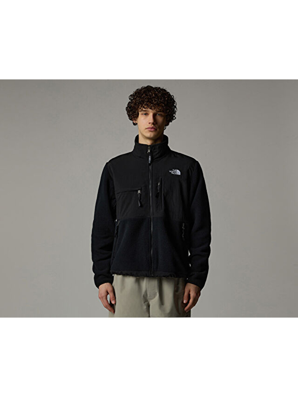 M Retro Denali Erkek Outdoor Polar Sweatshirt Nf0a88xhjk31 Siyah-5