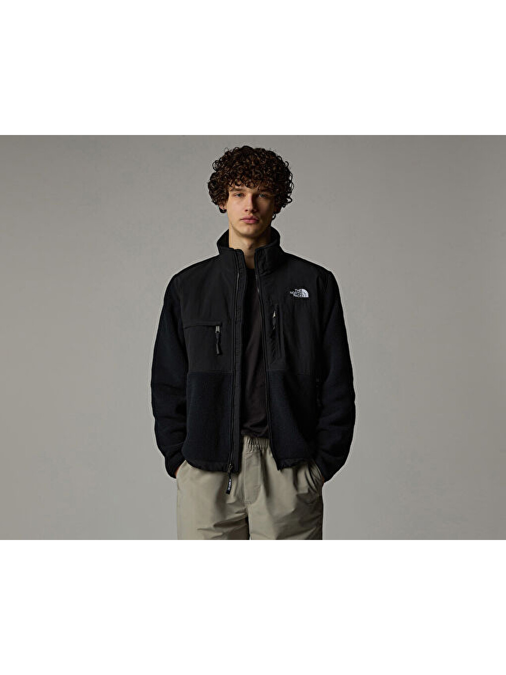 M Retro Denali Erkek Outdoor Polar Sweatshirt Nf0a88xhjk31 Siyah-7