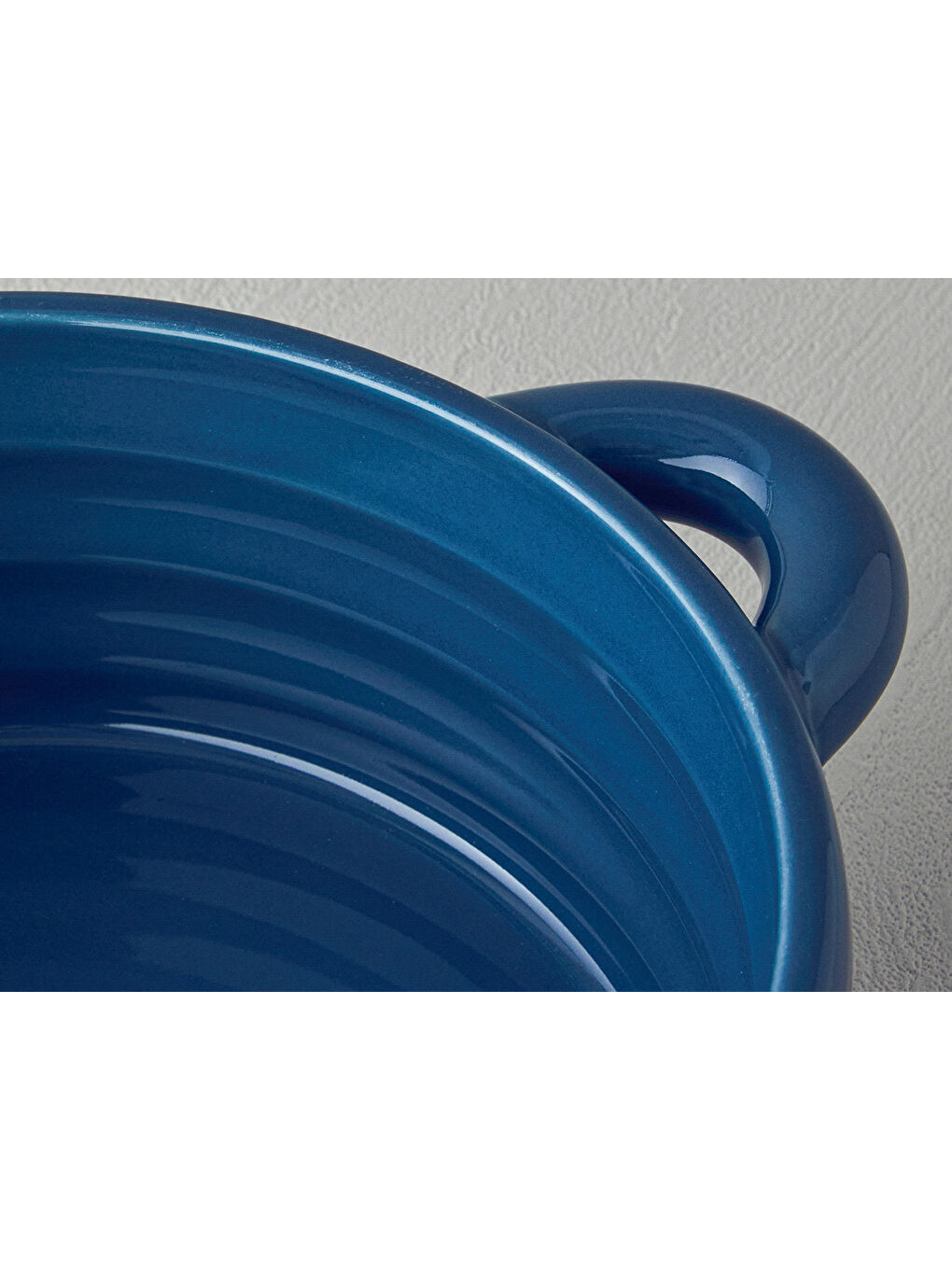 Cheerful Stoneware Fırın Tenceresi 15x11x6 cm Mavi-3