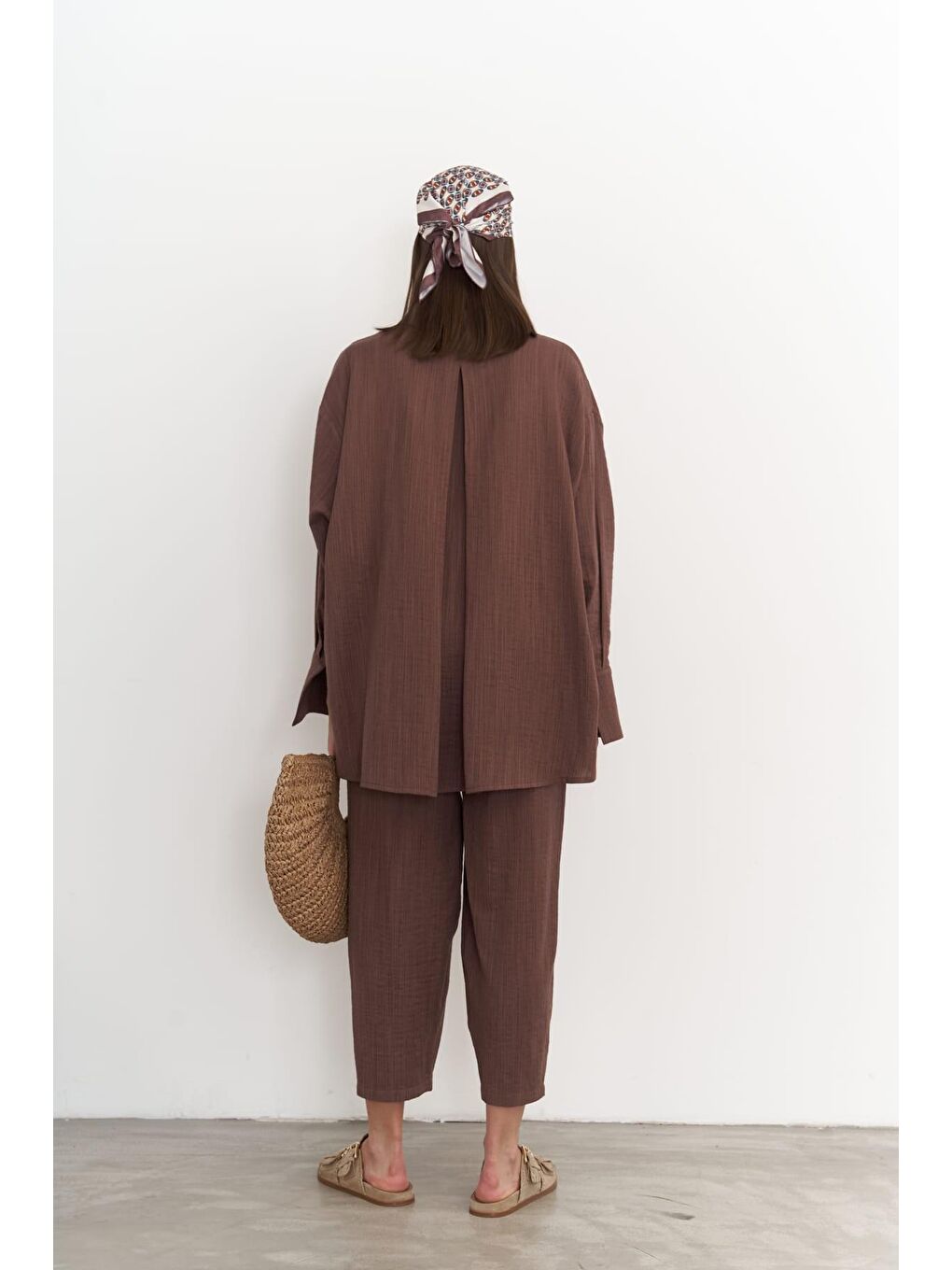 Kahverengi Sawai Kahve Salaş Takım-2