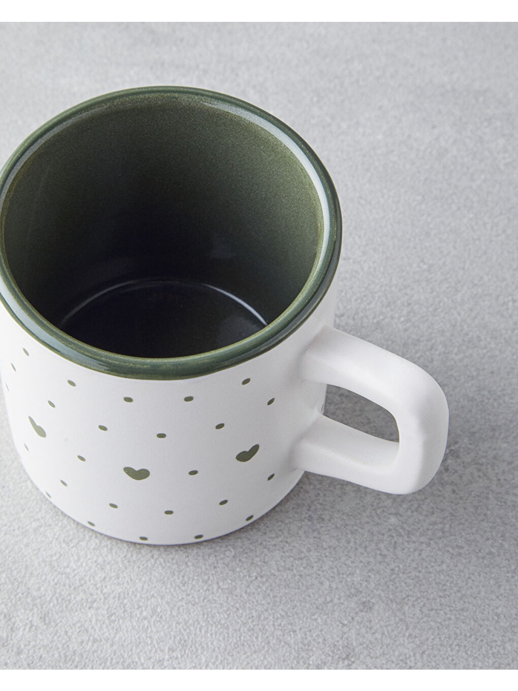 Remixy Seramik 2'li Kahve Fincan Takımı 110 ml Yeşil-2