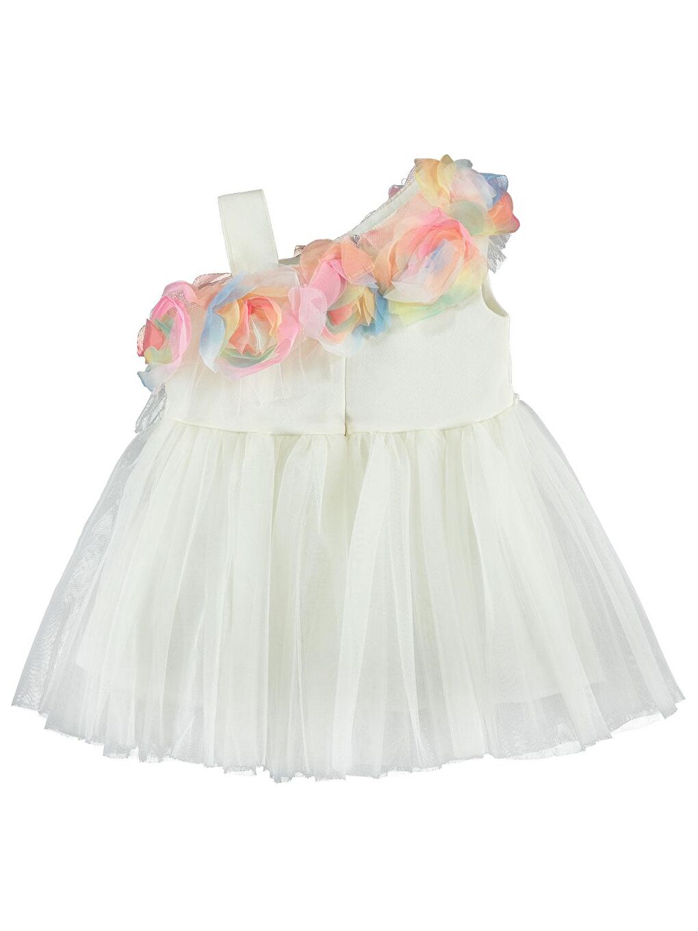 Baby Kız Bebek Elbise 6-18 Ay Ekru-2