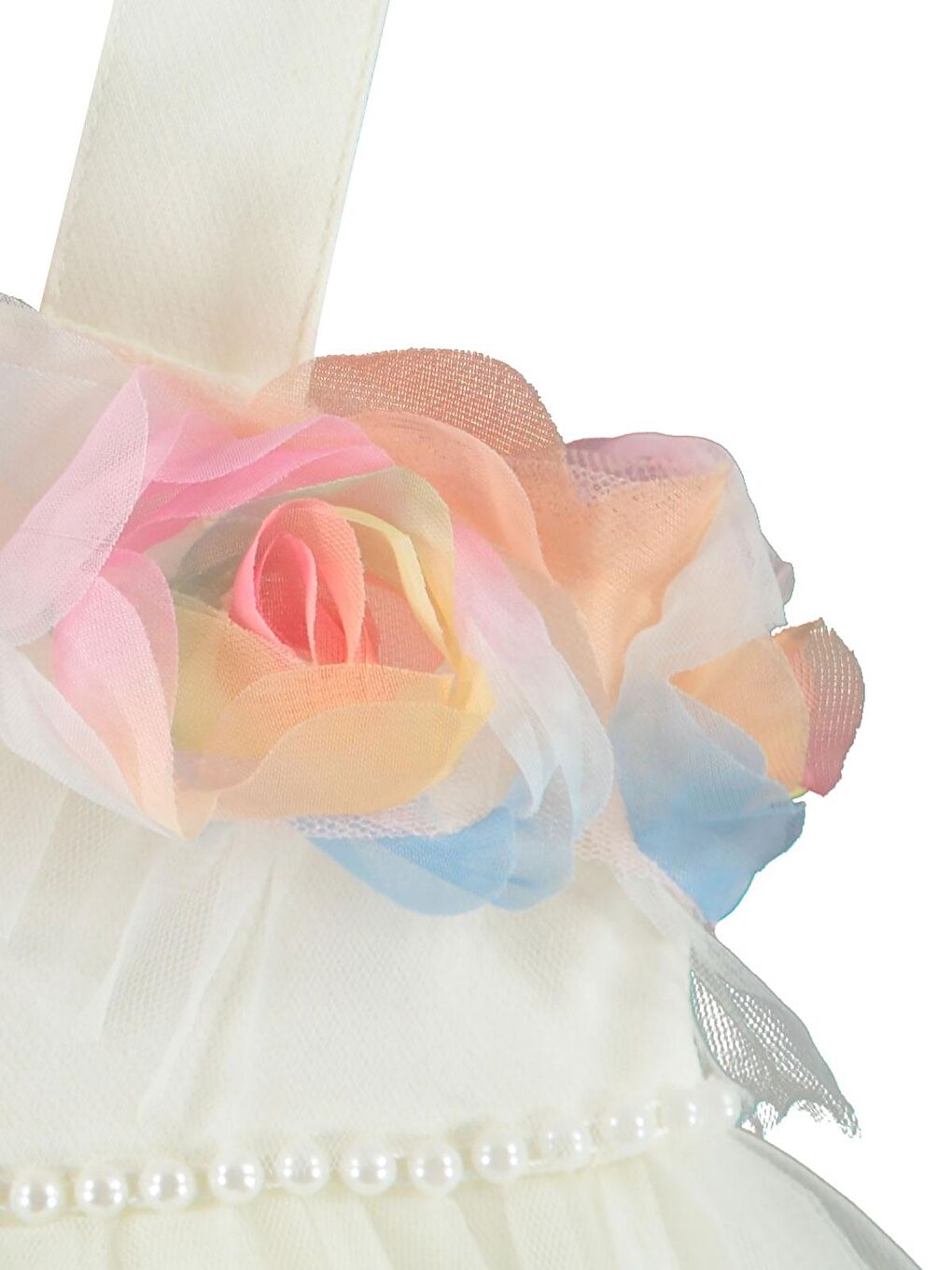 Baby Kız Bebek Elbise 6-18 Ay Ekru-3