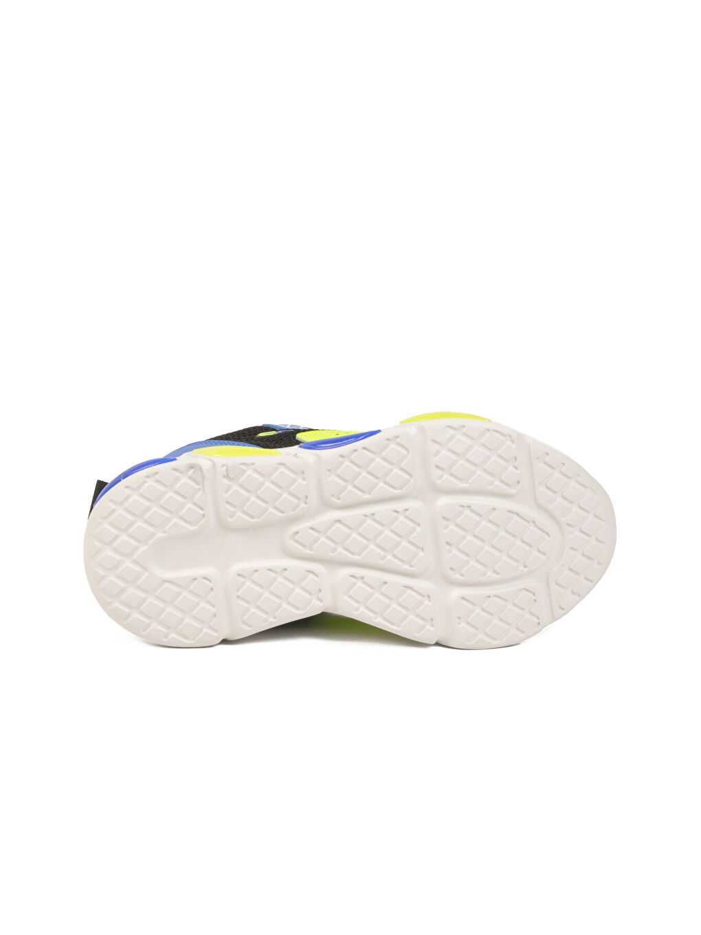 Siyah Misina Bağcıklı Işıklı Fileli Hafif Çocuk Spor Ayakkabı Leon P-4