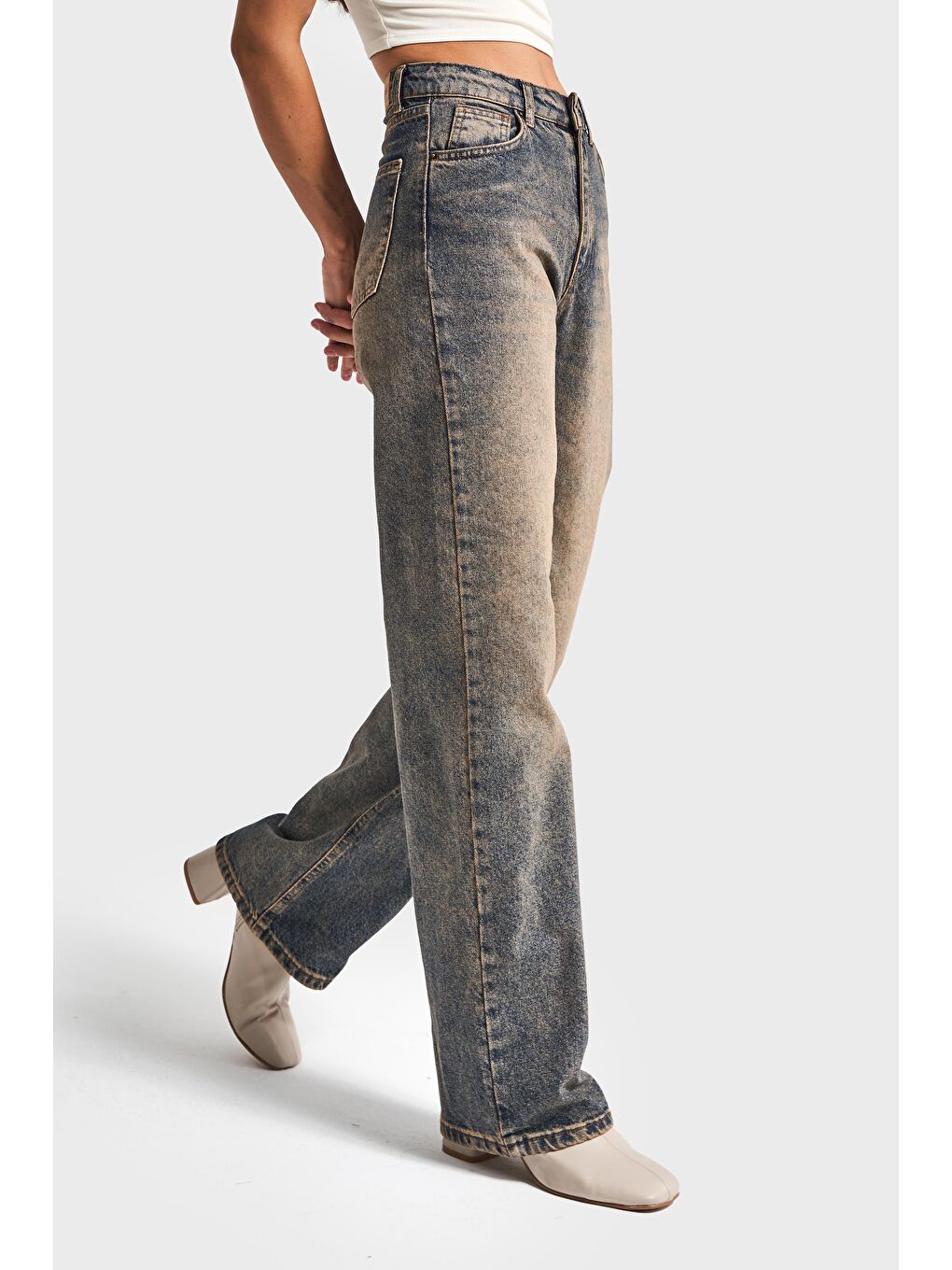 Mavi Kadın T.Kot Rengi Doris 35w5-85 Straight Fit Yüksek Bel %100 Pamuk Denim Jean-1