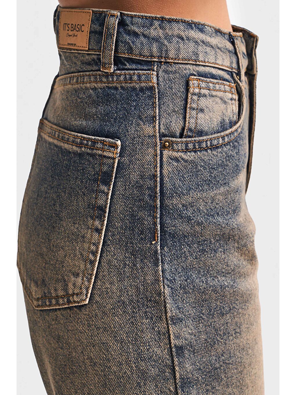 Mavi Kadın T.Kot Rengi Doris 35w5-85 Straight Fit Yüksek Bel %100 Pamuk Denim Jean-4