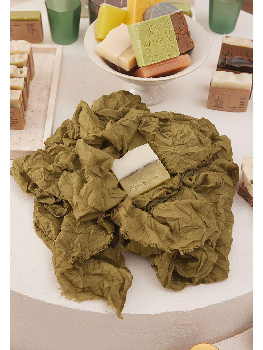 Vual Crash Şal Haki