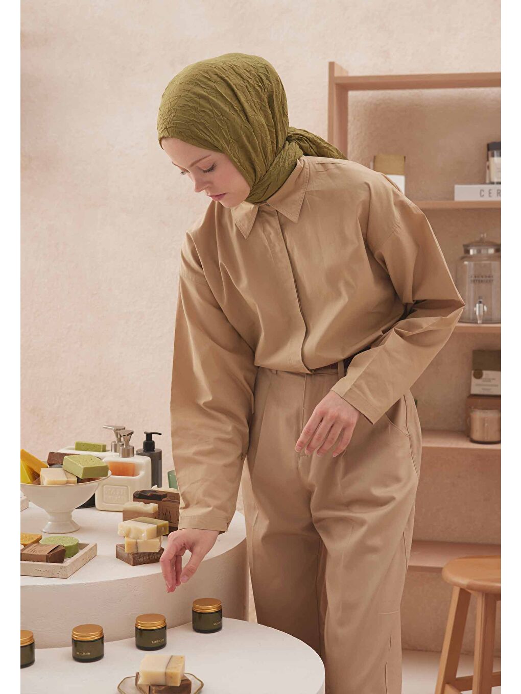 Vual Crash Şal Haki-1