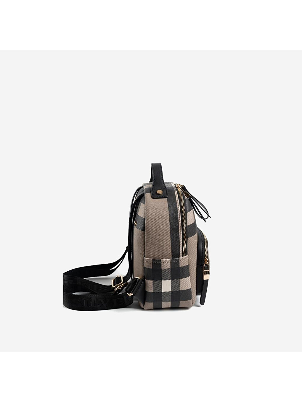 Kahverengi Kadın SP1130-MK80 SILVER POLO Sırt Çantası Kahve-Siyah-2