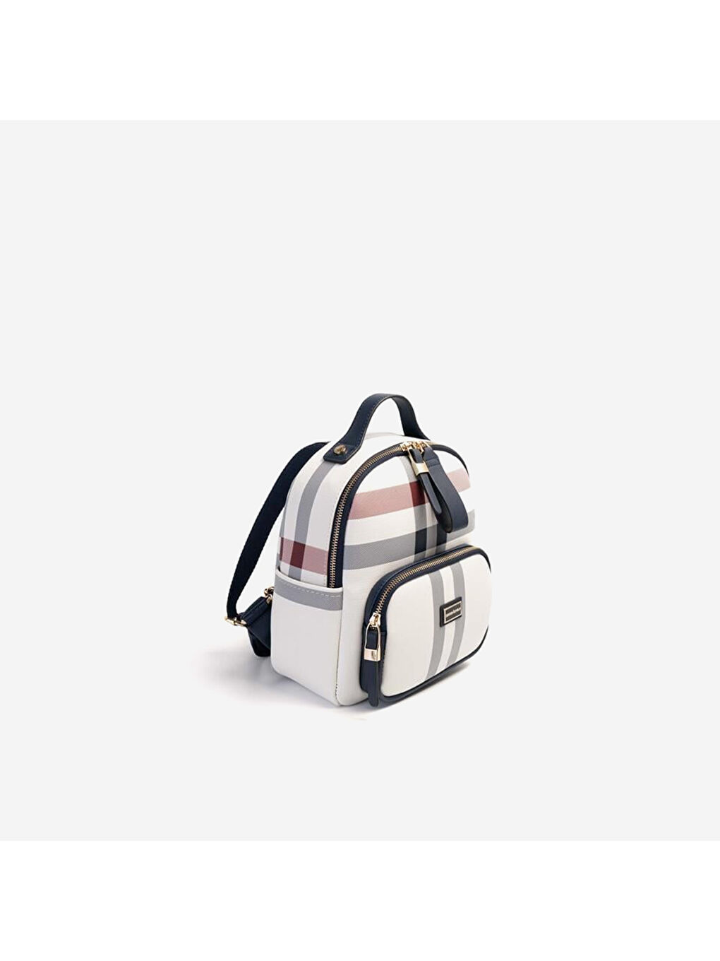 Karışık Kadın SP1130-MK3 SILVER POLO Sırt Çantası Beyaz-Lacivert-1